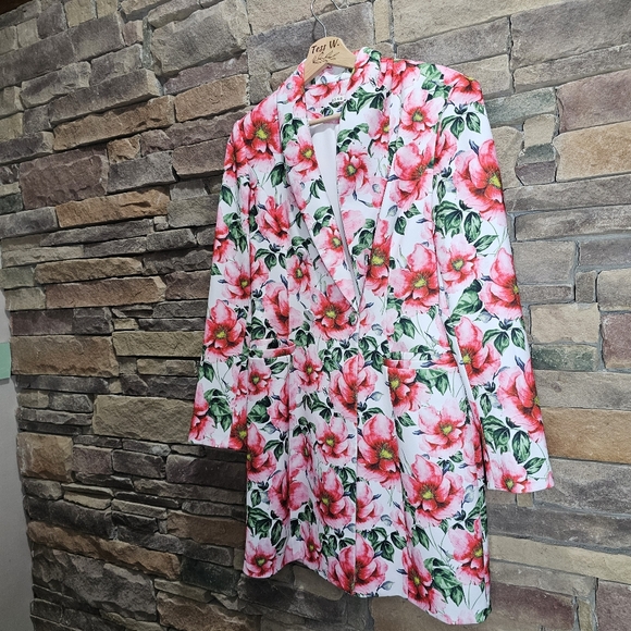 Alice + Olivia Latoya Floral Minidress size 10 - Picture 9 of 15